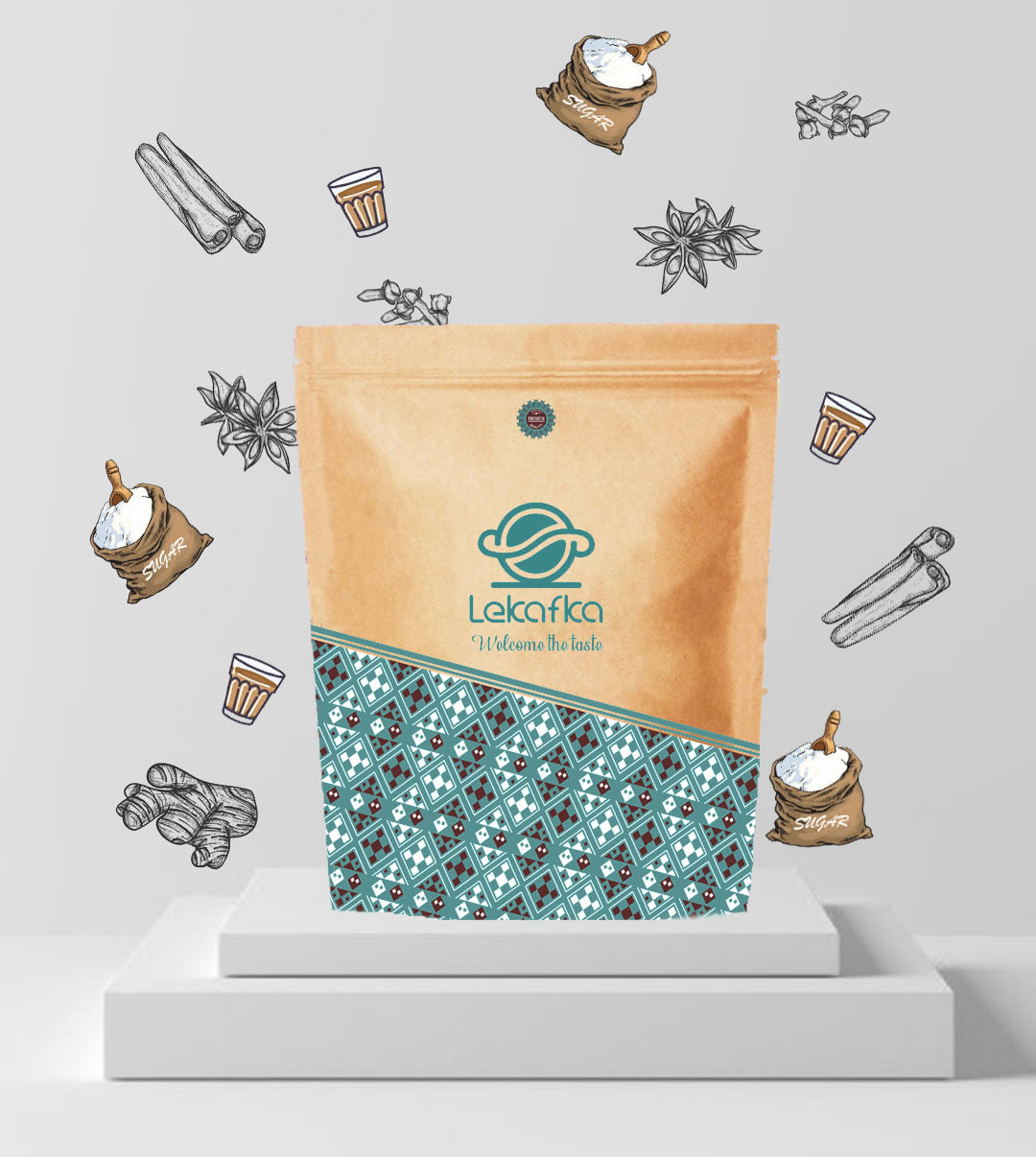چای ماسالا (با شکر)